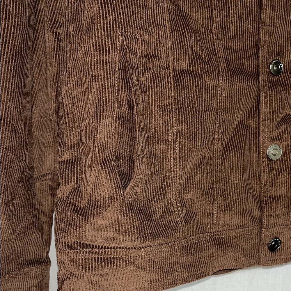 Men's Brown Corduroy Jacket 3XL - Picture 4 of 16